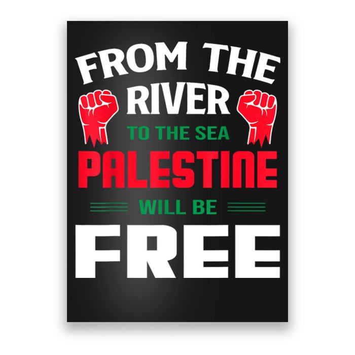 Free Palestine Arabic Support Palestine And Keffiyeh Palesti Poster