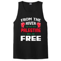 Free Palestine Arabic Support Palestine And Keffiyeh Palesti PosiCharge Competitor Tank