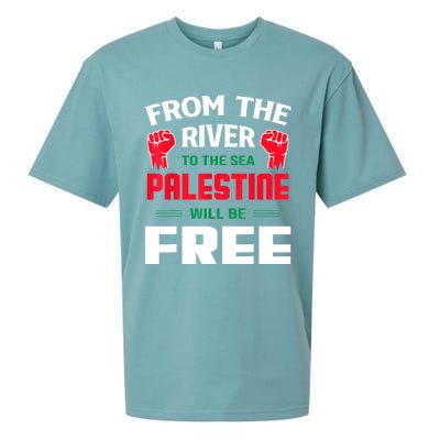 Free Palestine Arabic Support Palestine And Keffiyeh Palesti Sueded Cloud Jersey T-Shirt