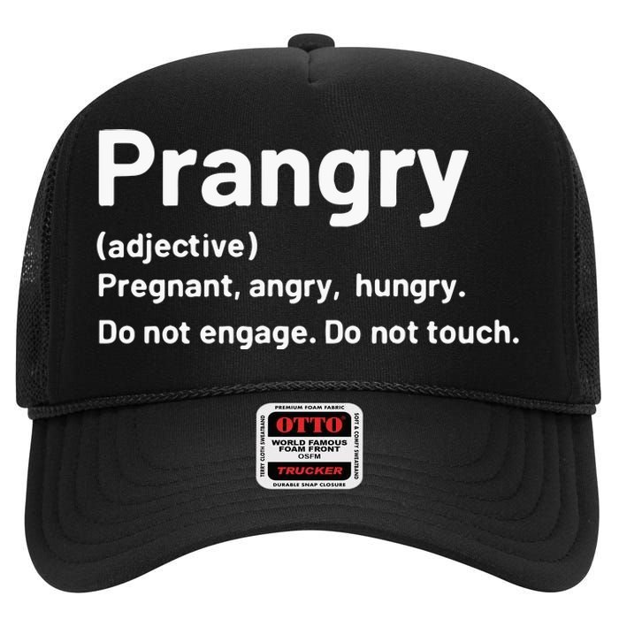 Funny Pregnancy Announcement High Crown Mesh Back Trucker Hat