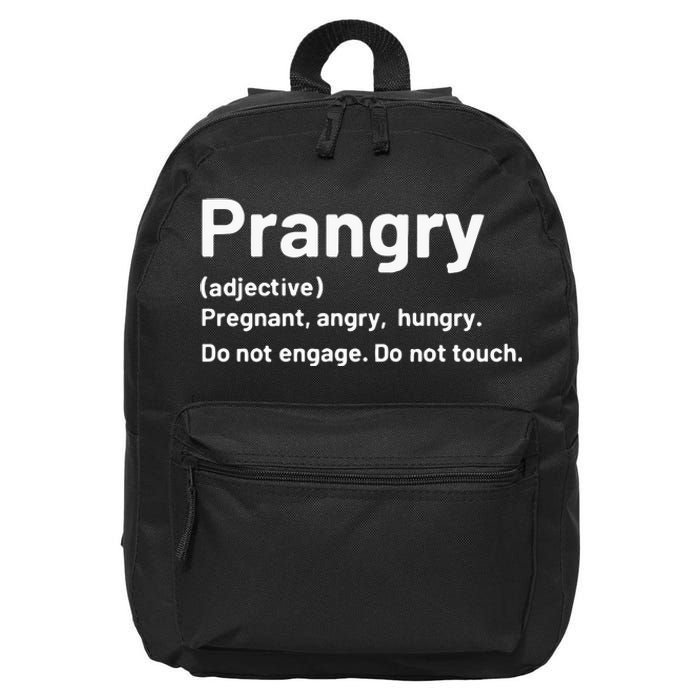 Funny Pregnancy Announcement 16 in Basic Backpack