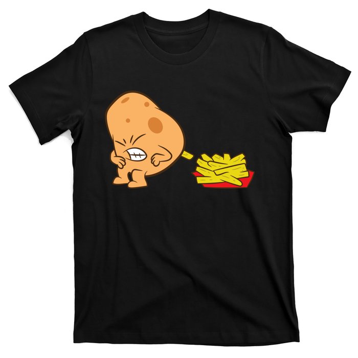 Funny Potato And French Fries T-Shirt