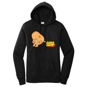 Funny Potato And French Fries Women's Pullover Hoodie