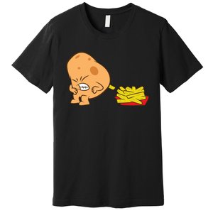 Funny Potato And French Fries Premium T-Shirt