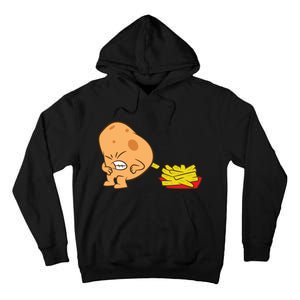 Funny Potato And French Fries Tall Hoodie