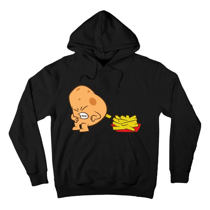 Funny Potato And French Fries Tall Hoodie