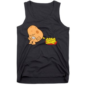 Funny Potato And French Fries Tank Top