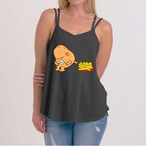 Funny Potato And French Fries Women's Strappy Tank