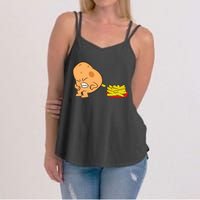 Funny Potato And French Fries Women's Strappy Tank