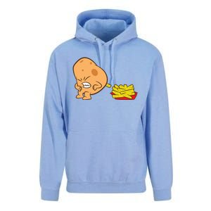 Funny Potato And French Fries Unisex Surf Hoodie