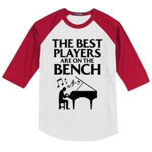 Funny Piano Art For Men Women Kids Keyboard Piano Players Kids Colorblock Raglan Jersey