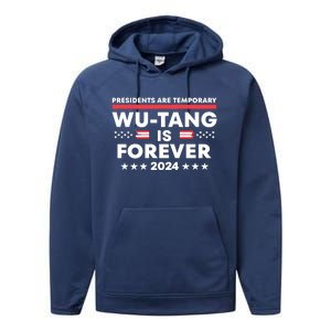 Forever Presidents Are Temporary Political 2024 Performance Fleece Hoodie