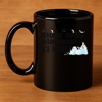 Funny Penguins Against Authoritarian Ice Holes Protest 11oz C Handle Ceramic Mug
