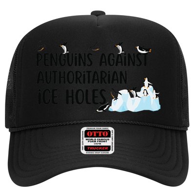 Funny Penguins Against Authoritarian Ice Holes Protest Hat
