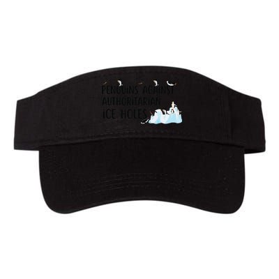 Funny Penguins Against Authoritarian Ice Holes Protest Visor