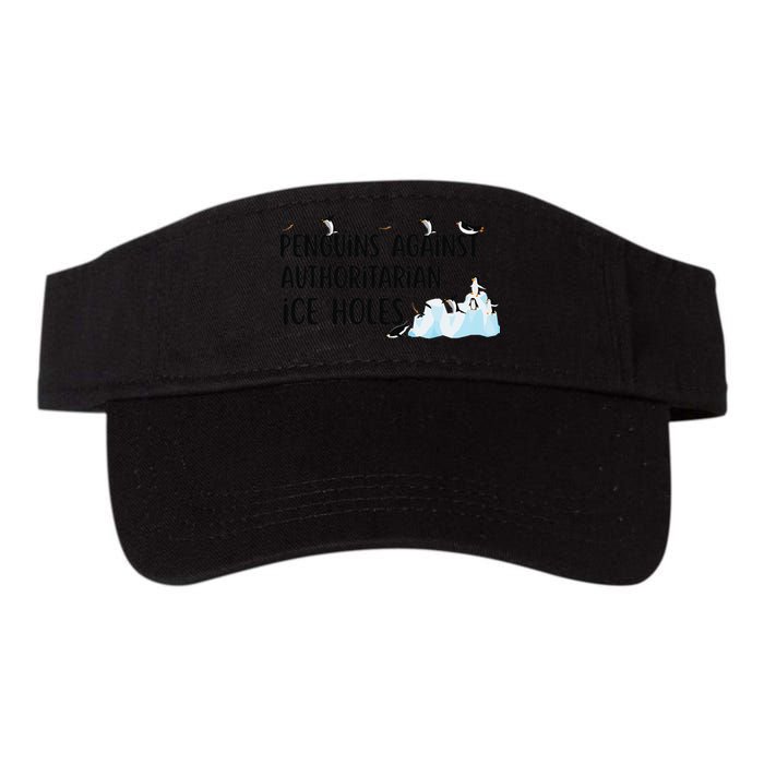 Funny Penguins Against Authoritarian Ice Holes Protest Visor
