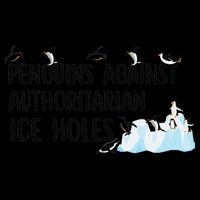 Funny Penguins Against Authoritarian Ice Holes Protest Visor