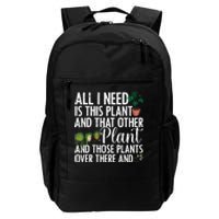 Funny Plant Art Gardening Plant Lover Gardener Daily Commute Backpack