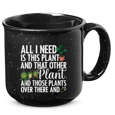 Funny Plant Art Gardening Plant Lover Gardener 15oz Campfire Ceramic Mug