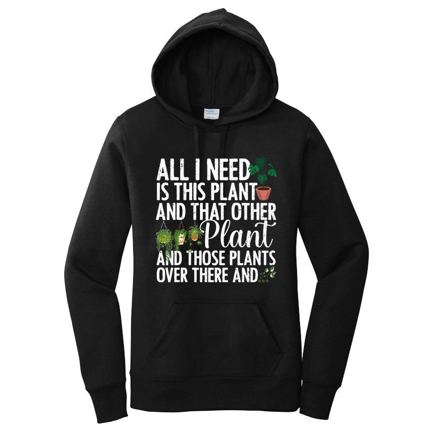 Funny Plant Art Gardening Plant Lover Gardener Women's Pullover Hoodie