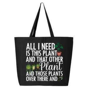 Funny Plant Art Gardening Plant Lover Gardener 25L Jumbo Tote