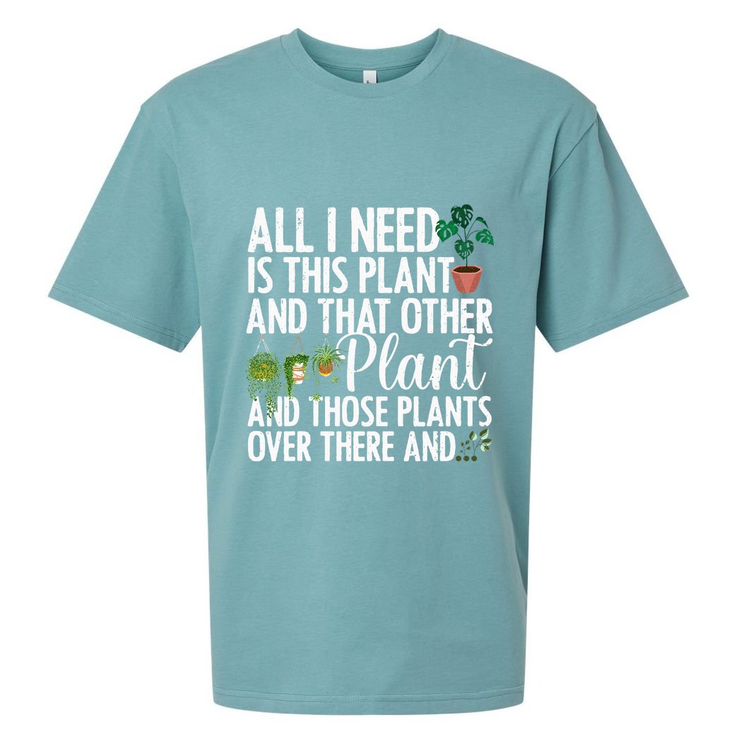 Funny Plant Art Gardening Plant Lover Gardener Sueded Cloud Jersey T-Shirt