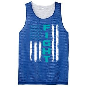 Fight Ptsd American Flag Ptsd Awareness Gift Mesh Reversible Basketball Jersey Tank