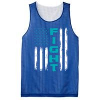 Fight Ptsd American Flag Ptsd Awareness Gift Mesh Reversible Basketball Jersey Tank