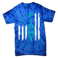 Fight Ptsd American Flag Ptsd Awareness Gift Tie-Dye T-Shirt