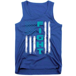 Fight Ptsd American Flag Ptsd Awareness Gift Tank Top