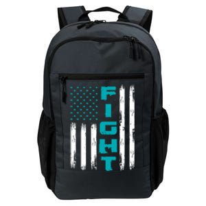 Fight Ptsd American Flag Ptsd Awareness Gift Daily Commute Backpack