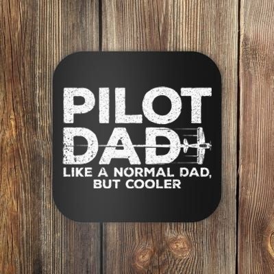 Funny Pilot Art For Dad Men Aviation Airplane Aircraft Pilot Coaster