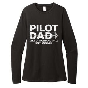 Funny Pilot Art For Dad Men Aviation Airplane Aircraft Pilot Womens CVC Long Sleeve Shirt