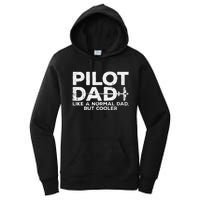 Funny Pilot Art For Dad Men Aviation Airplane Aircraft Pilot Women's Pullover Hoodie