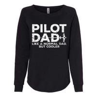 Funny Pilot Art For Dad Men Aviation Airplane Aircraft Pilot Womens California Wash Sweatshirt