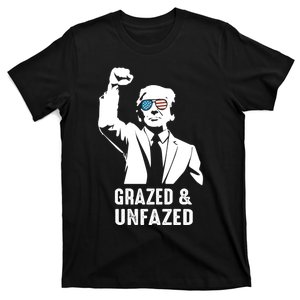 Fist Pump American Patriot Grazed And Unfazed T-Shirt