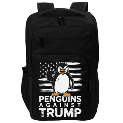 Funny Penguins Against Trump Penguin Flippers Up Resist Impact Tech Backpack