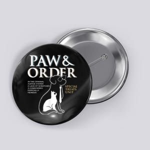 Funny Paw And Order Special Treats Unit Training Dog And Cat Button