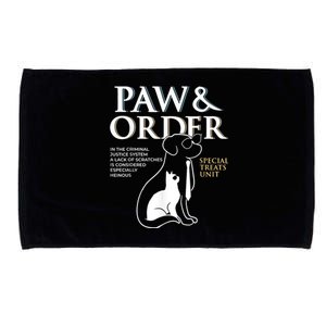 Funny Paw And Order Special Treats Unit Training Dog And Cat Microfiber Hand Towel