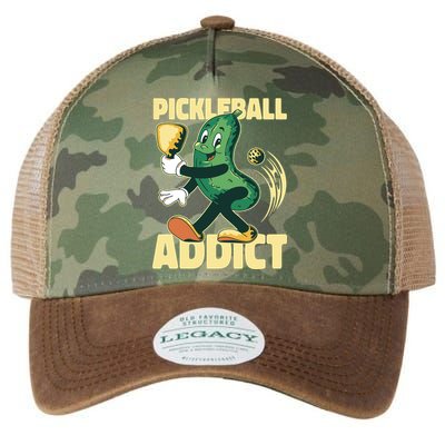 Funny Pickleball Addict Legacy Tie Dye Trucker Hat