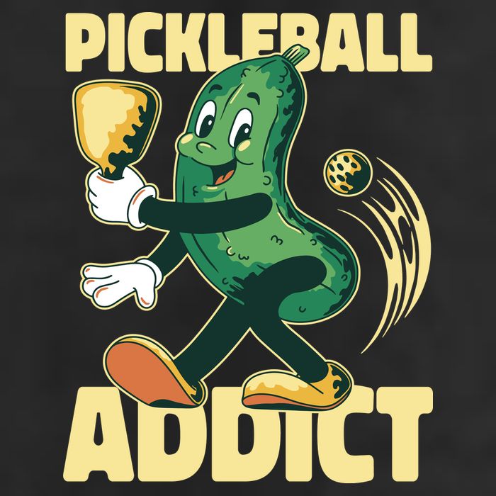 Funny Pickleball Addict 7 Panel Mesh Trucker Snapback Hat