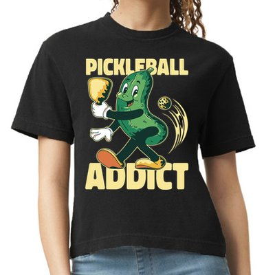 Funny Pickleball Addict Comfort Colors Boxy T-Shirt
