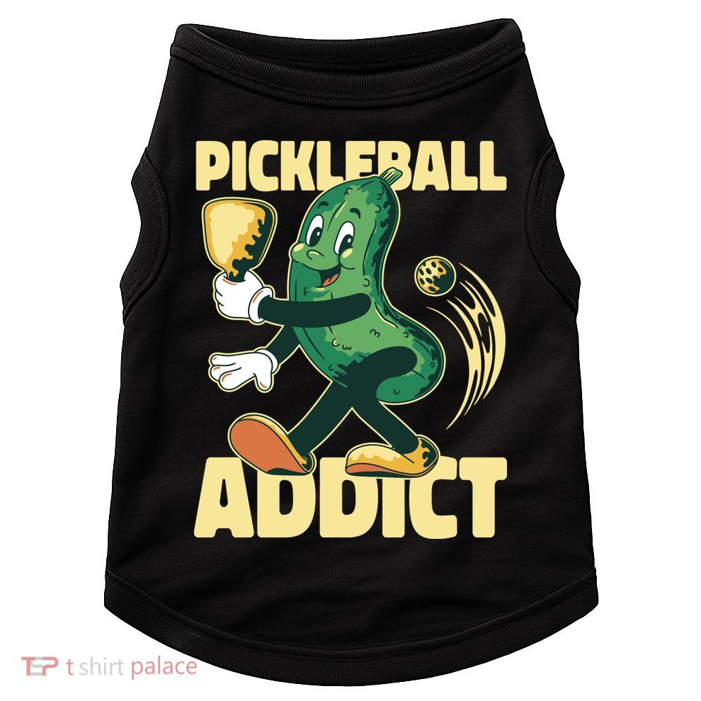 Funny Pickleball Addict Doggie Tank