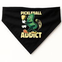 Funny Pickleball Addict USA-Made Doggie Bandana