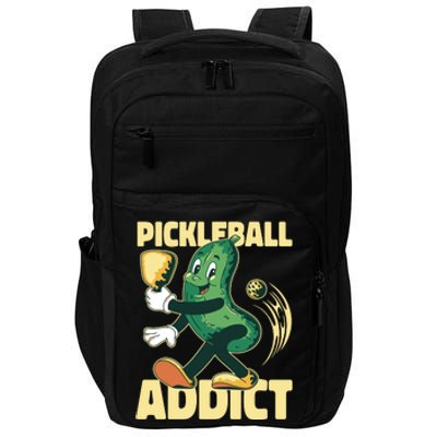 Funny Pickleball Addict Impact Tech Backpack