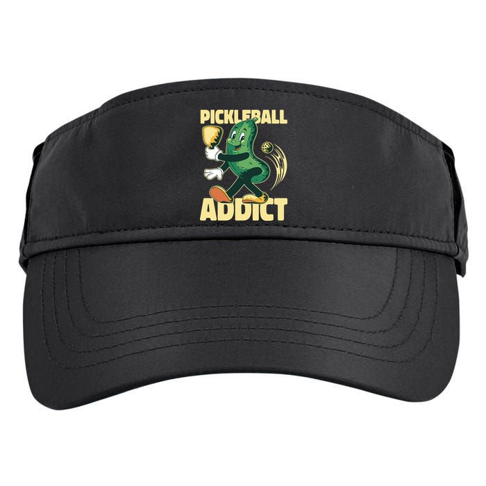 Funny Pickleball Addict Adult Drive Performance Visor