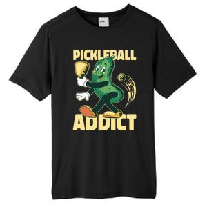 Funny Pickleball Addict Tall Fusion ChromaSoft Performance T-Shirt