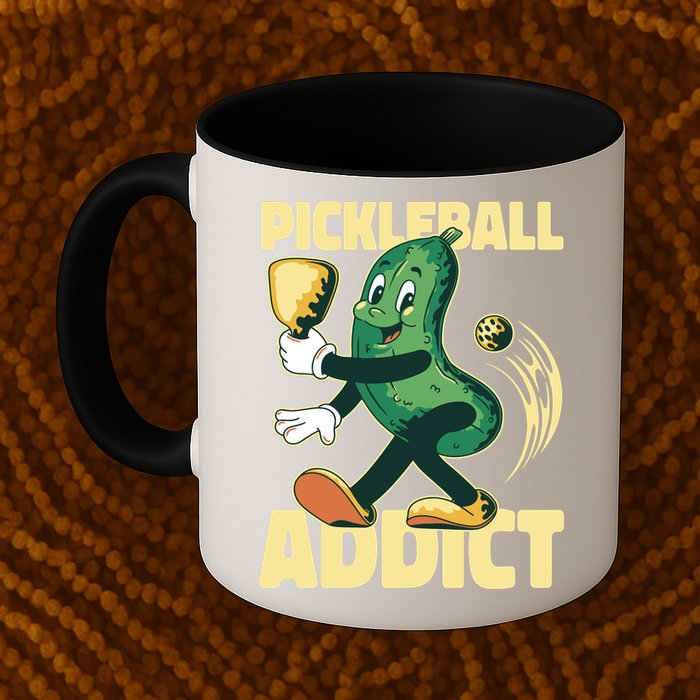 Funny Pickleball Addict Mug