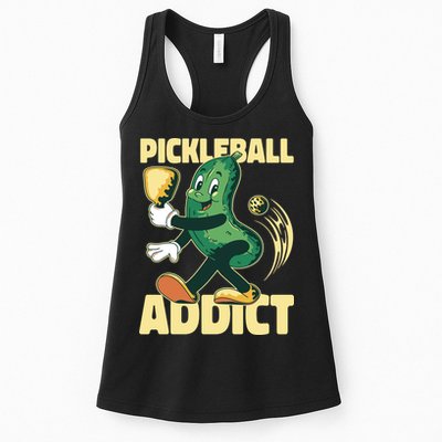 Funny Pickleball Addict Womens Tank Top