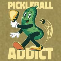 Funny Pickleball Addict Garment-Dyed Women's Muscle Tee